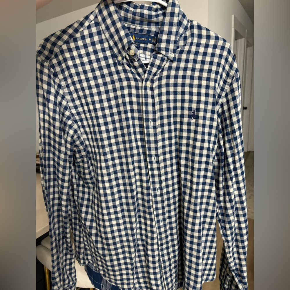 Checkered Polo Button Down